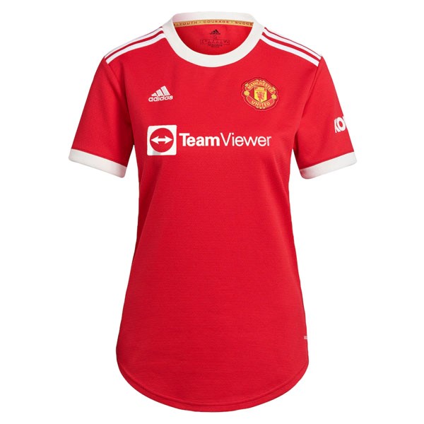 Camiseta Manchester United 1ª Mujer 2021/22 Rojo